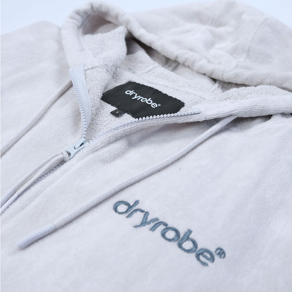Dryrobe Full Zip Badstofbadjas Van Biologisch Materiaal