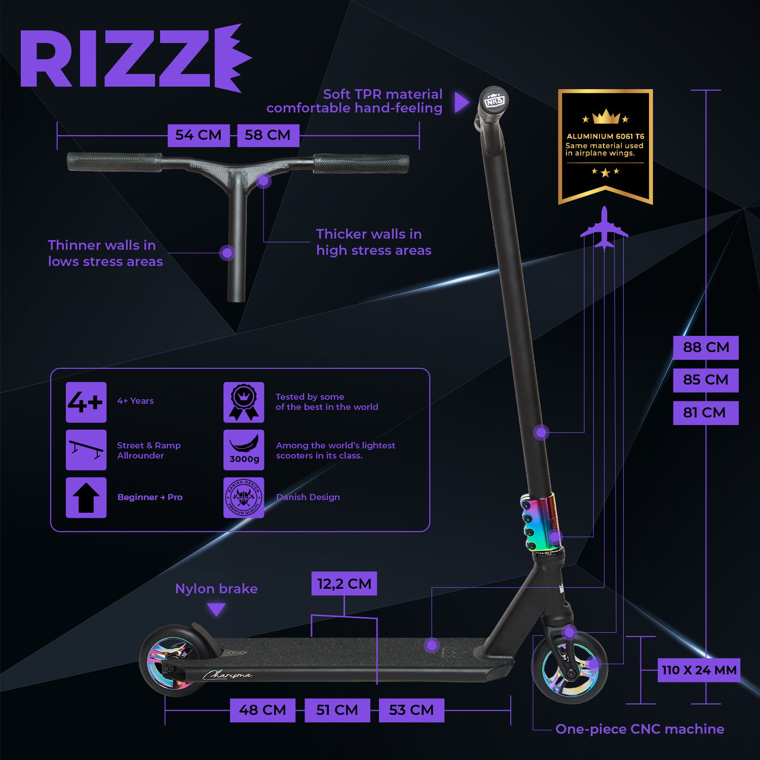 NKD RIZZ Stuntstep