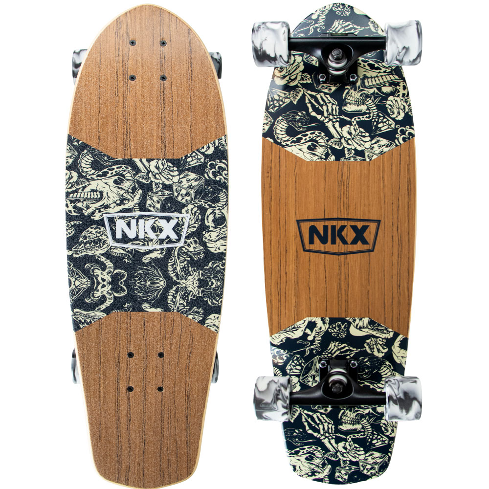 Skateboard Mini Cruiser 56 cm skateboard kinderen vanaf 5 jaar mini sk