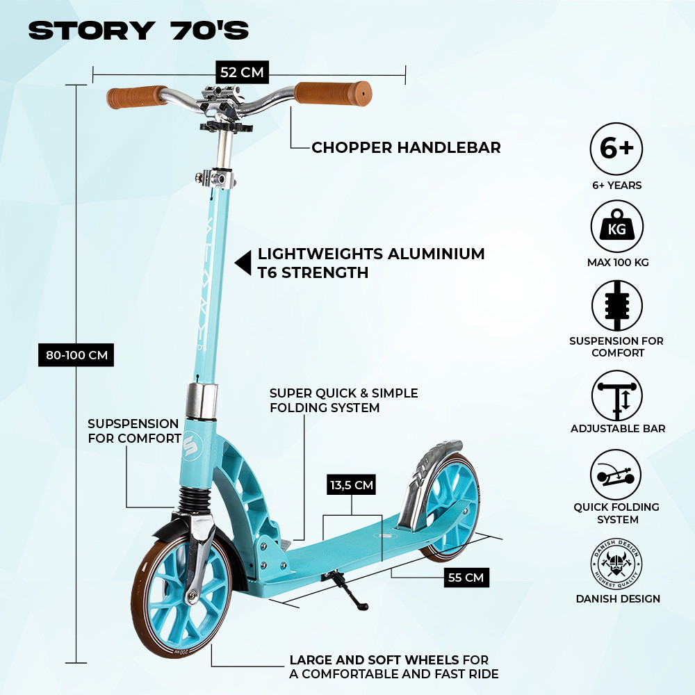 Story 70's Opvouwbare step