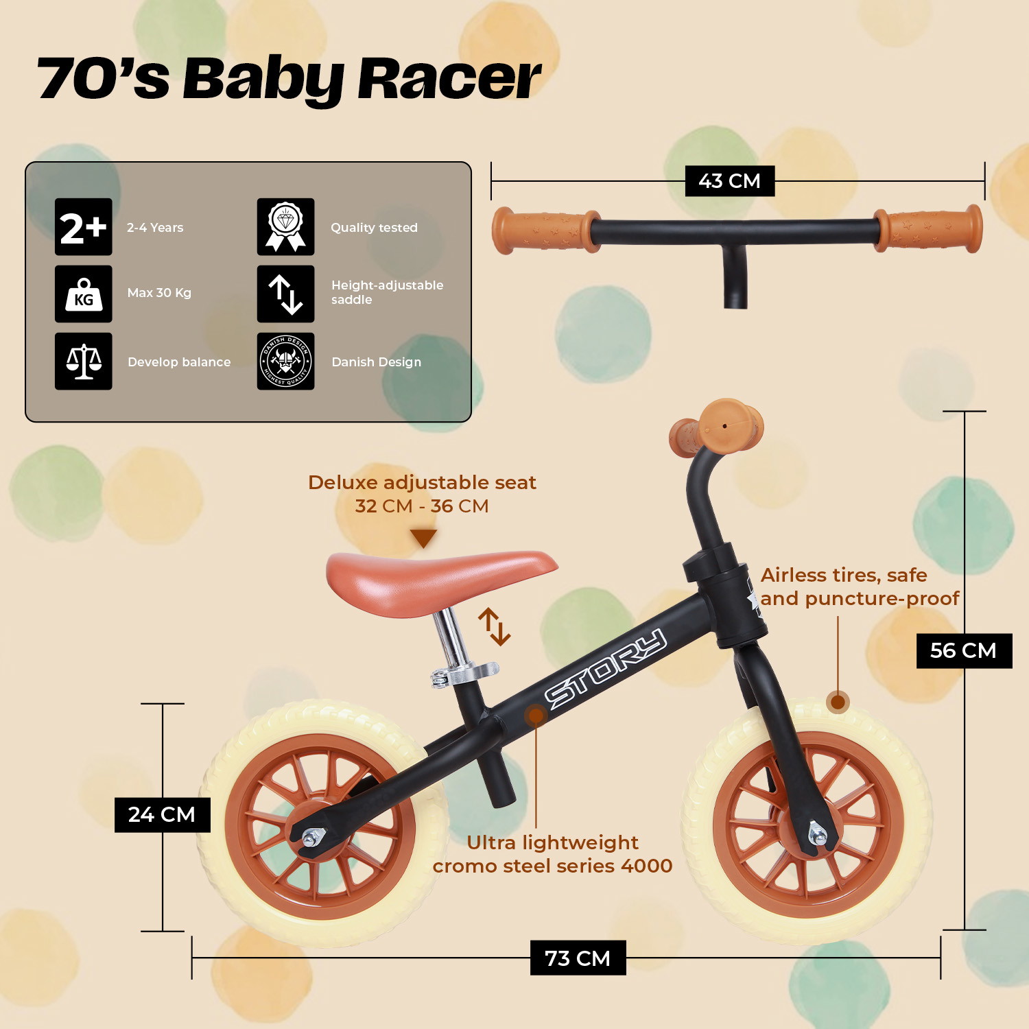 Story 70's Baby Racer Loopfiets