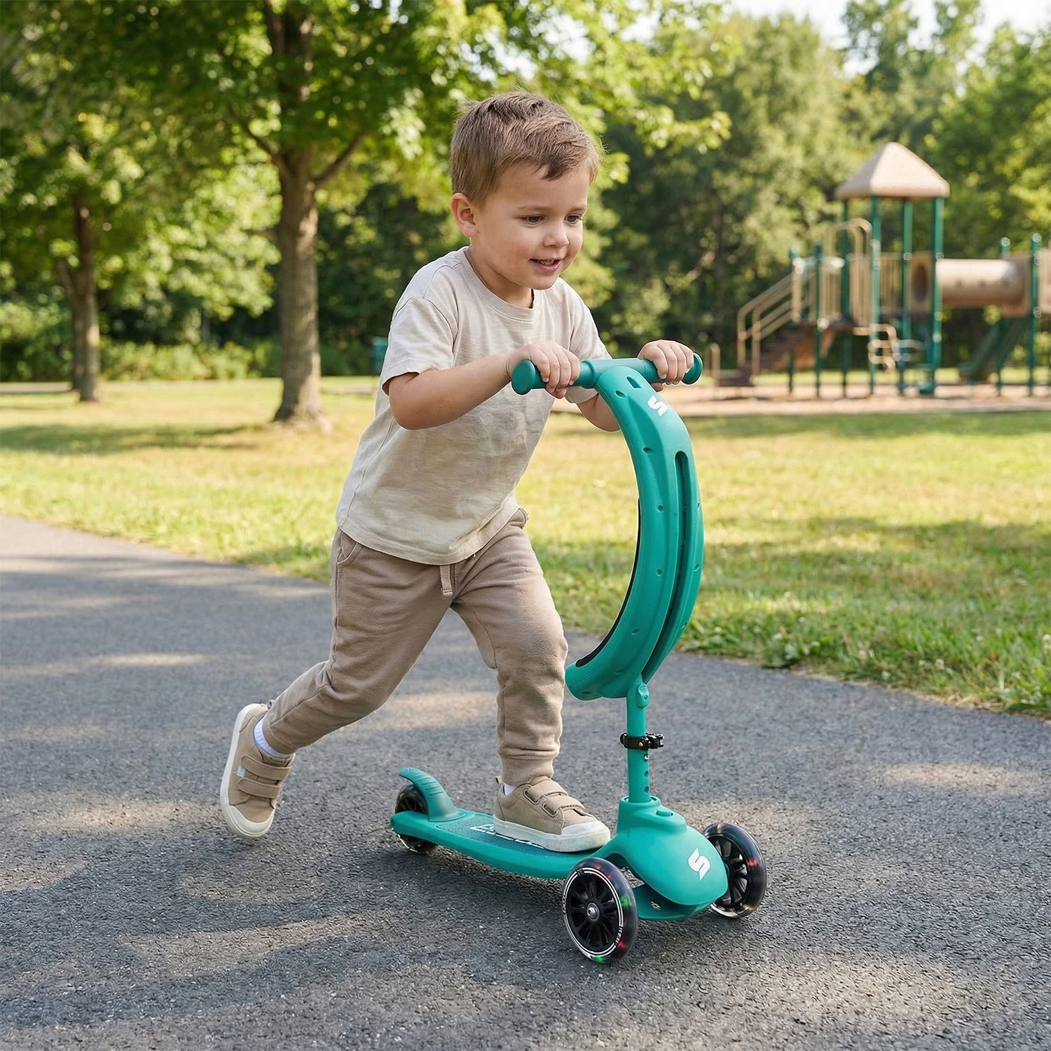 Story 4IN1 LED Kinderstep met 3 Wielen