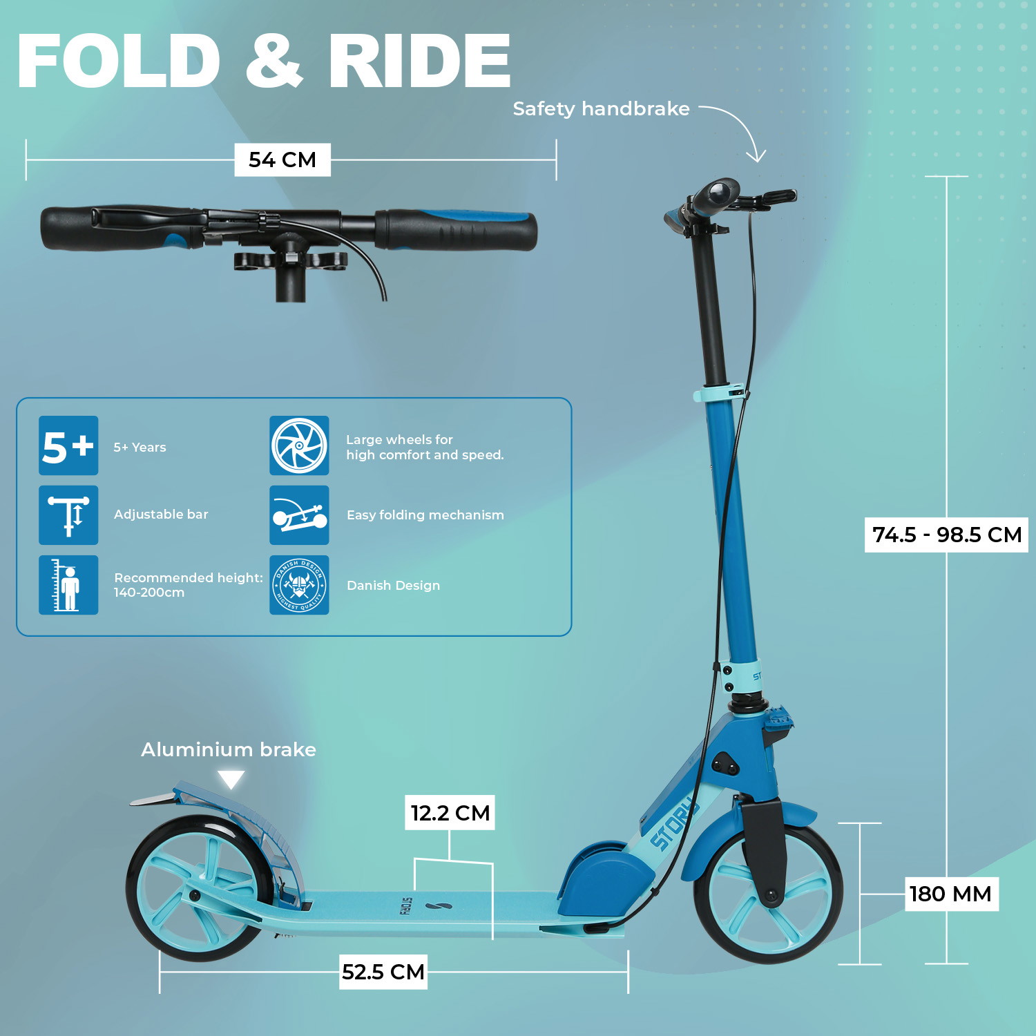 Story Fold & Ride – opvouwbare step