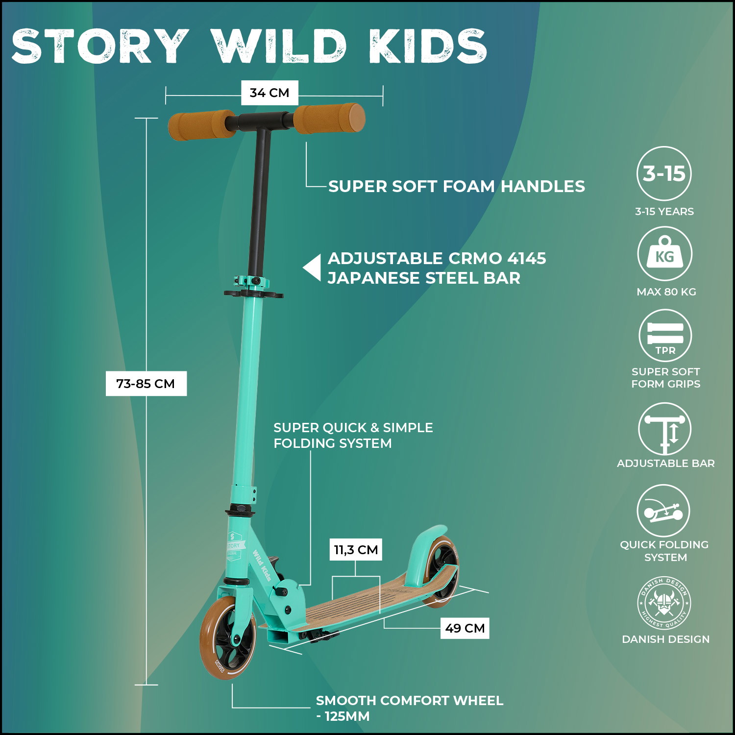 Story Wild Kids Opvouwbare step