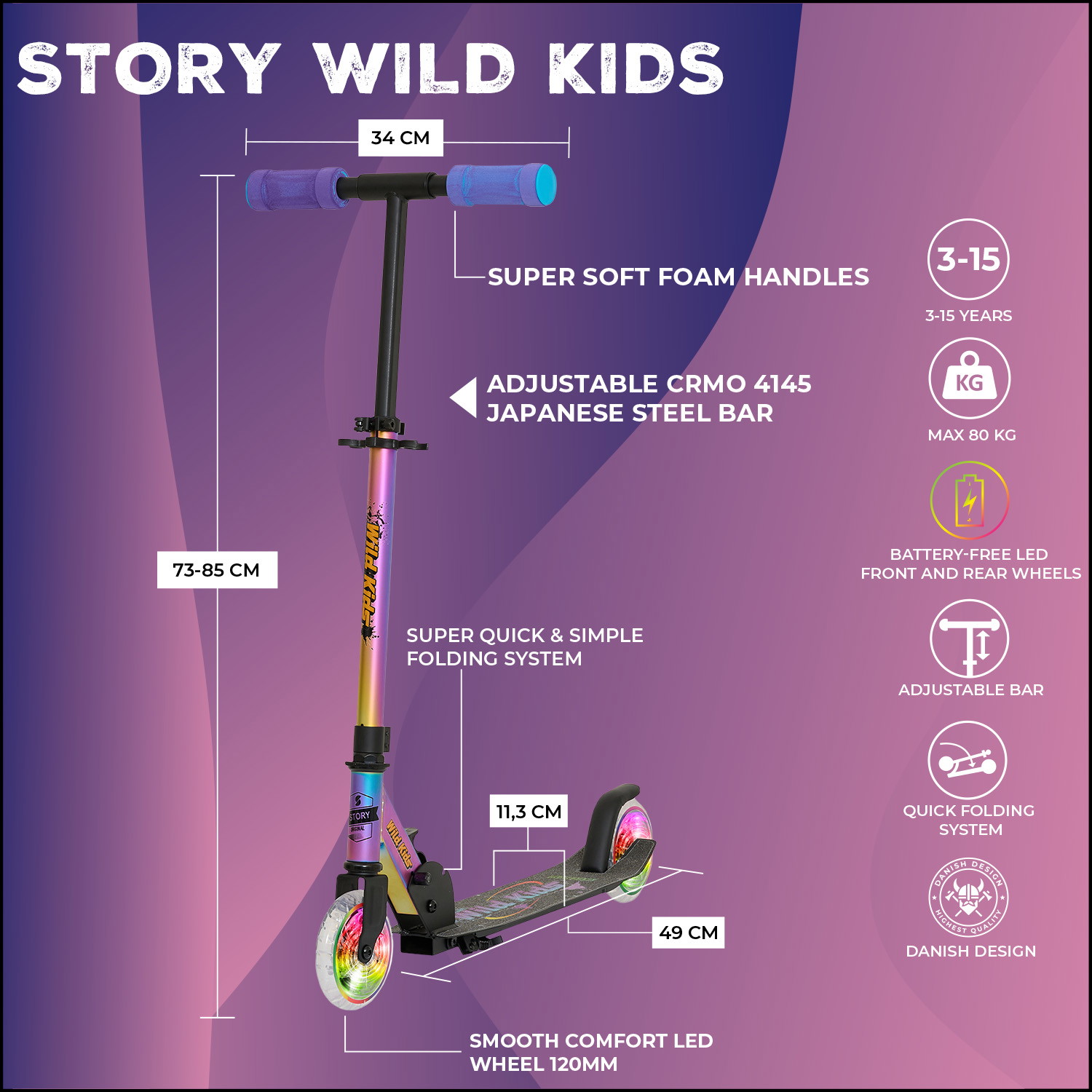 Story Wild Kids Opvouwbare step