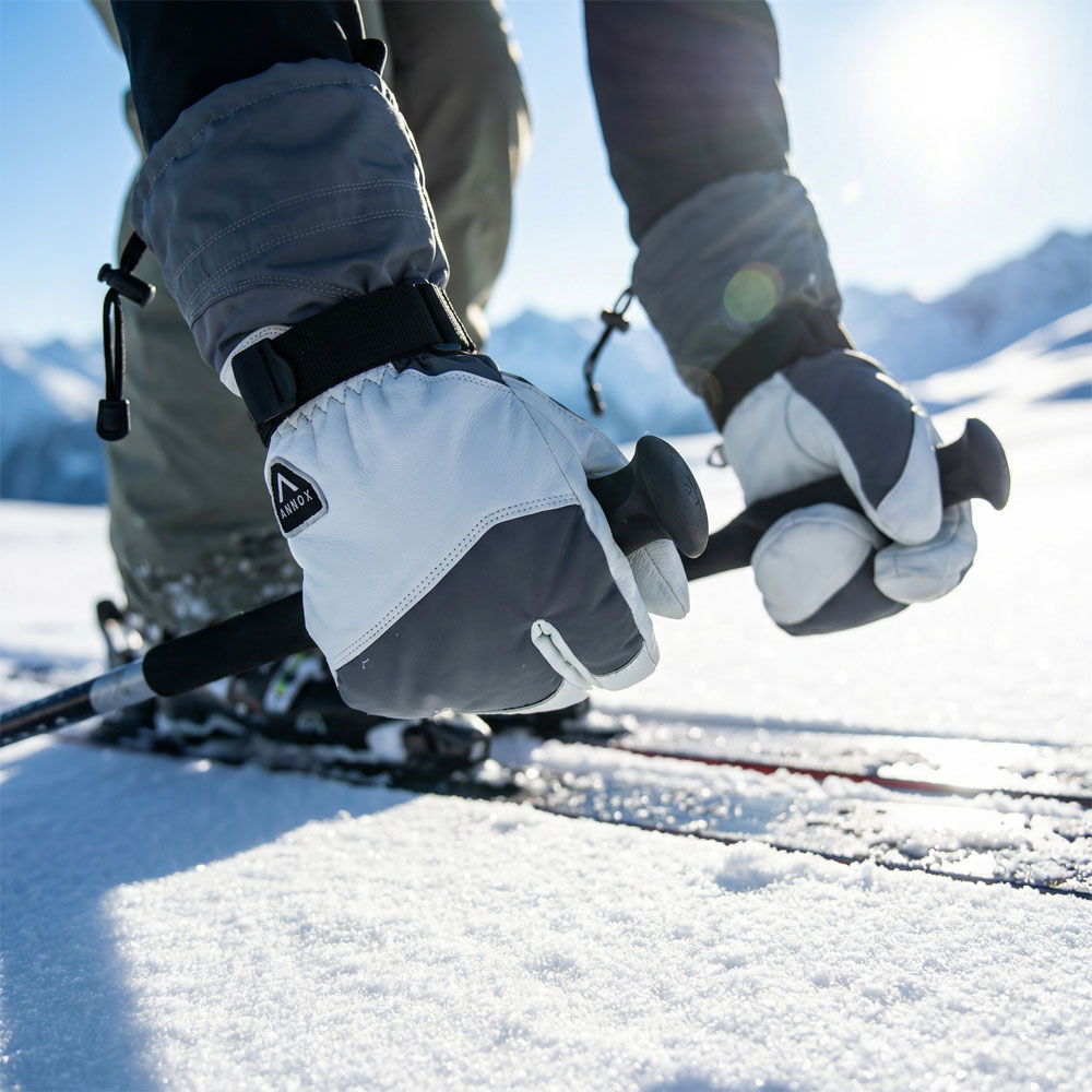 Annox Alpine Leren Skihandschoenen