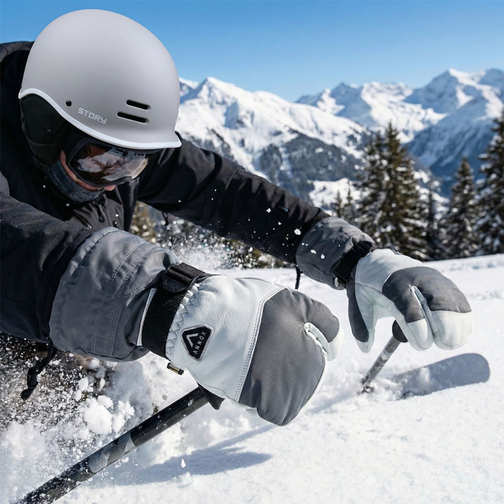Annox Alpine Leren Skihandschoenen