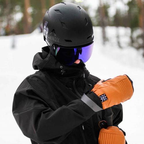 Annox Peak Leren Skihandschoenen