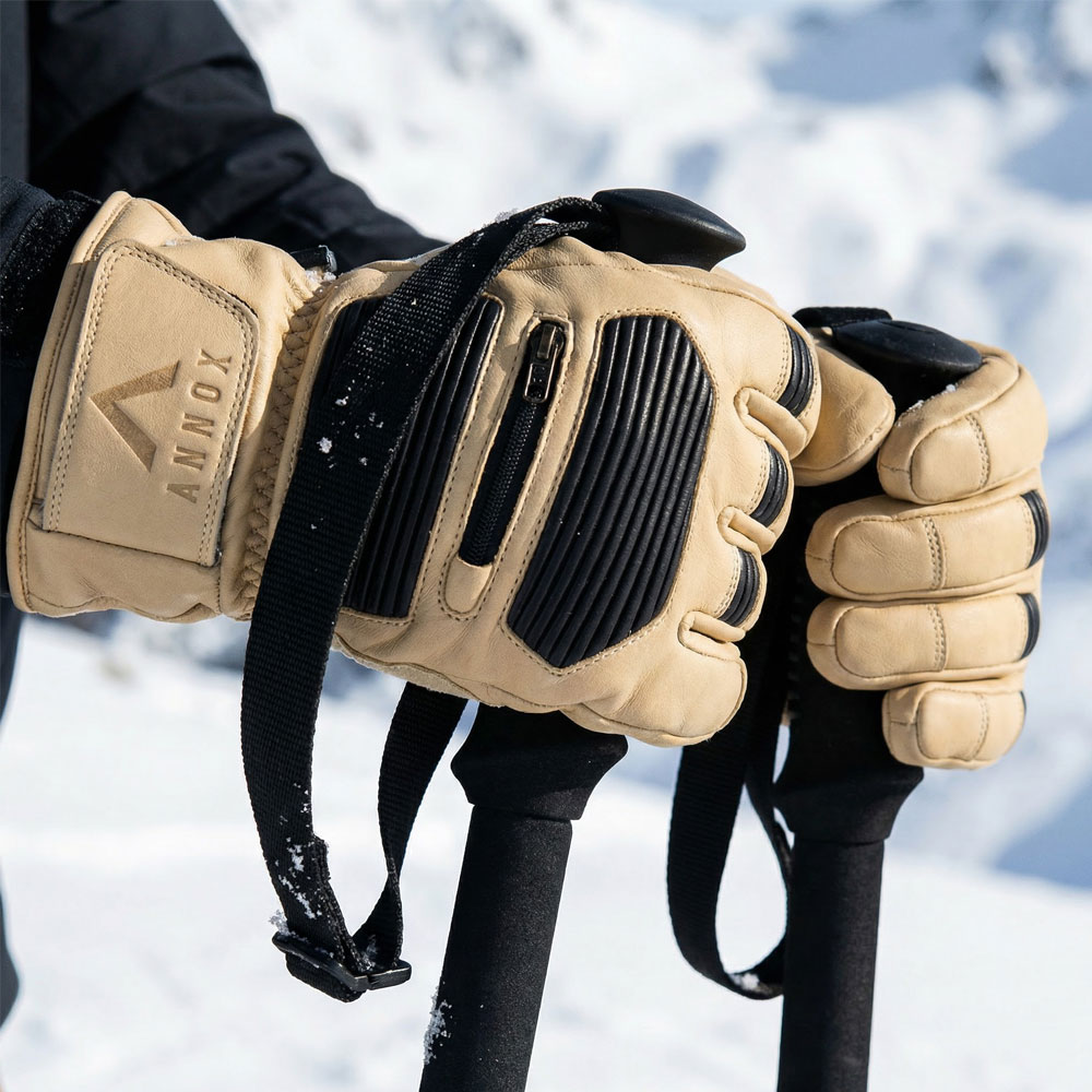 Annox Infinity Leren Skihandschoenen