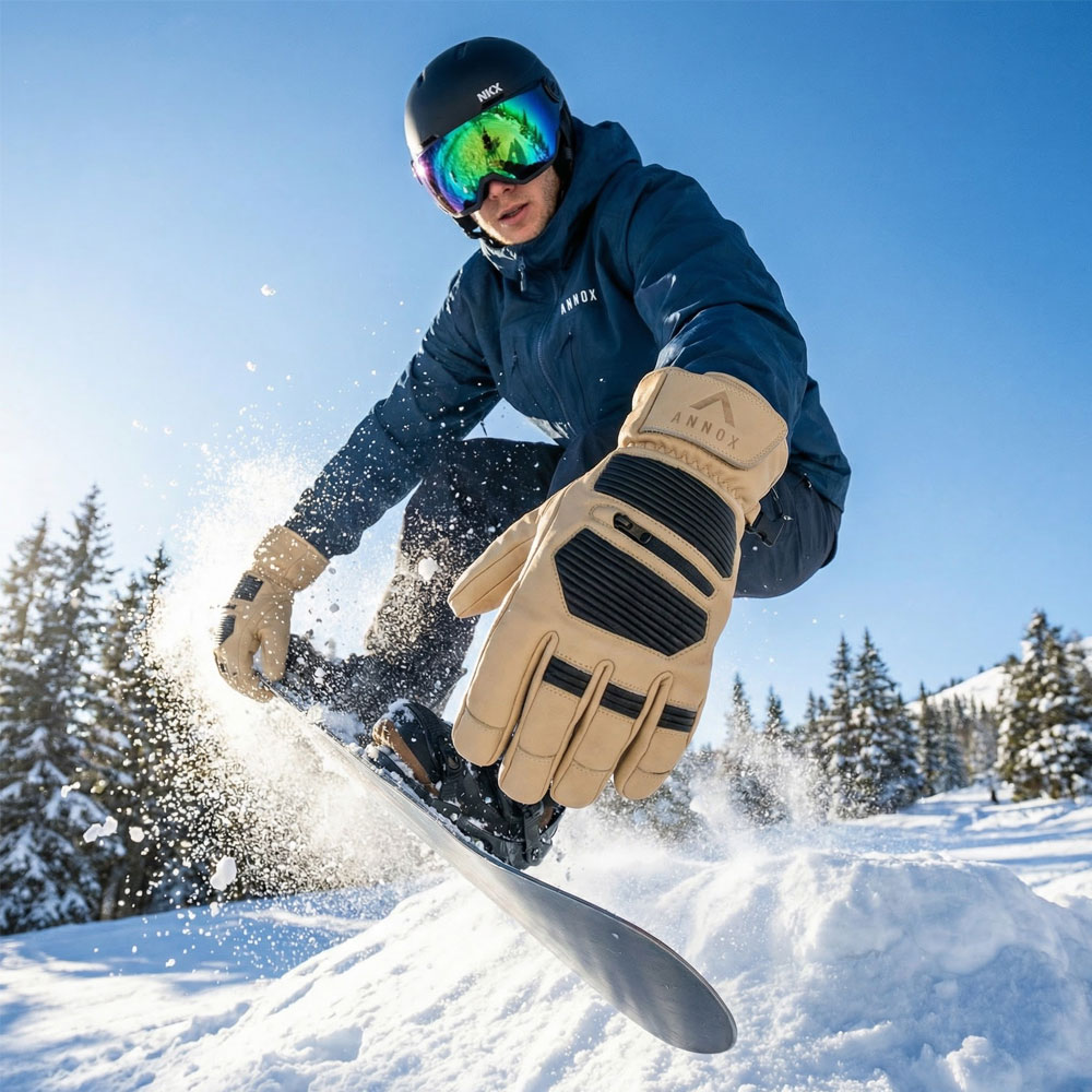 Annox Infinity Leren Skihandschoenen