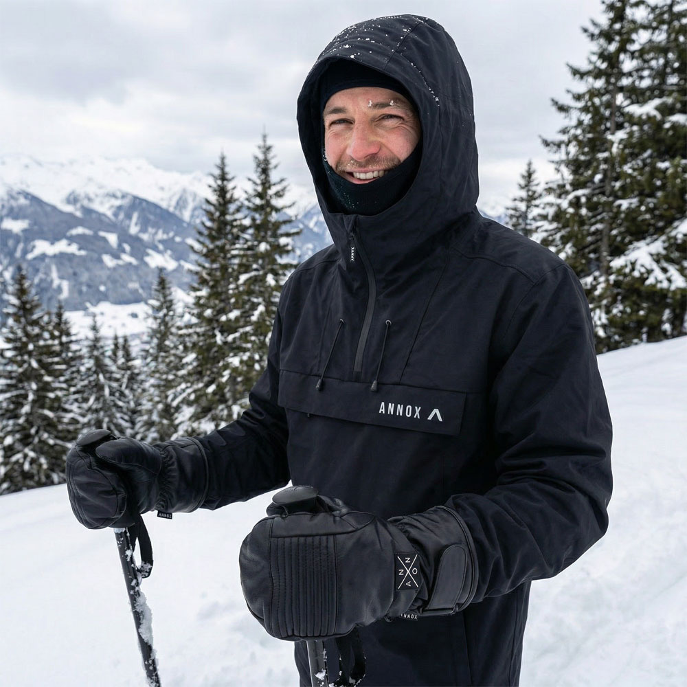 Annox Peak Leren Skihandschoenen