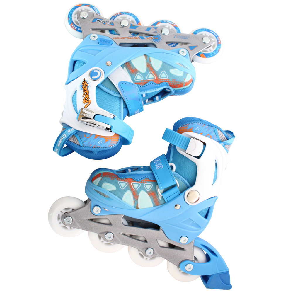 Cougar Funky Kids Blue Inline Skeelers