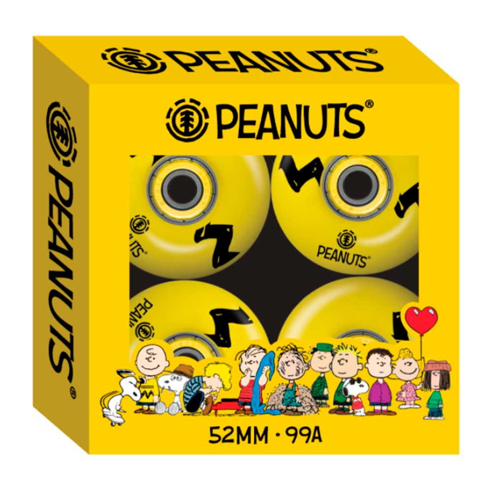 Element Peanuts Charlie Brown Stripe Skateboard Wielen