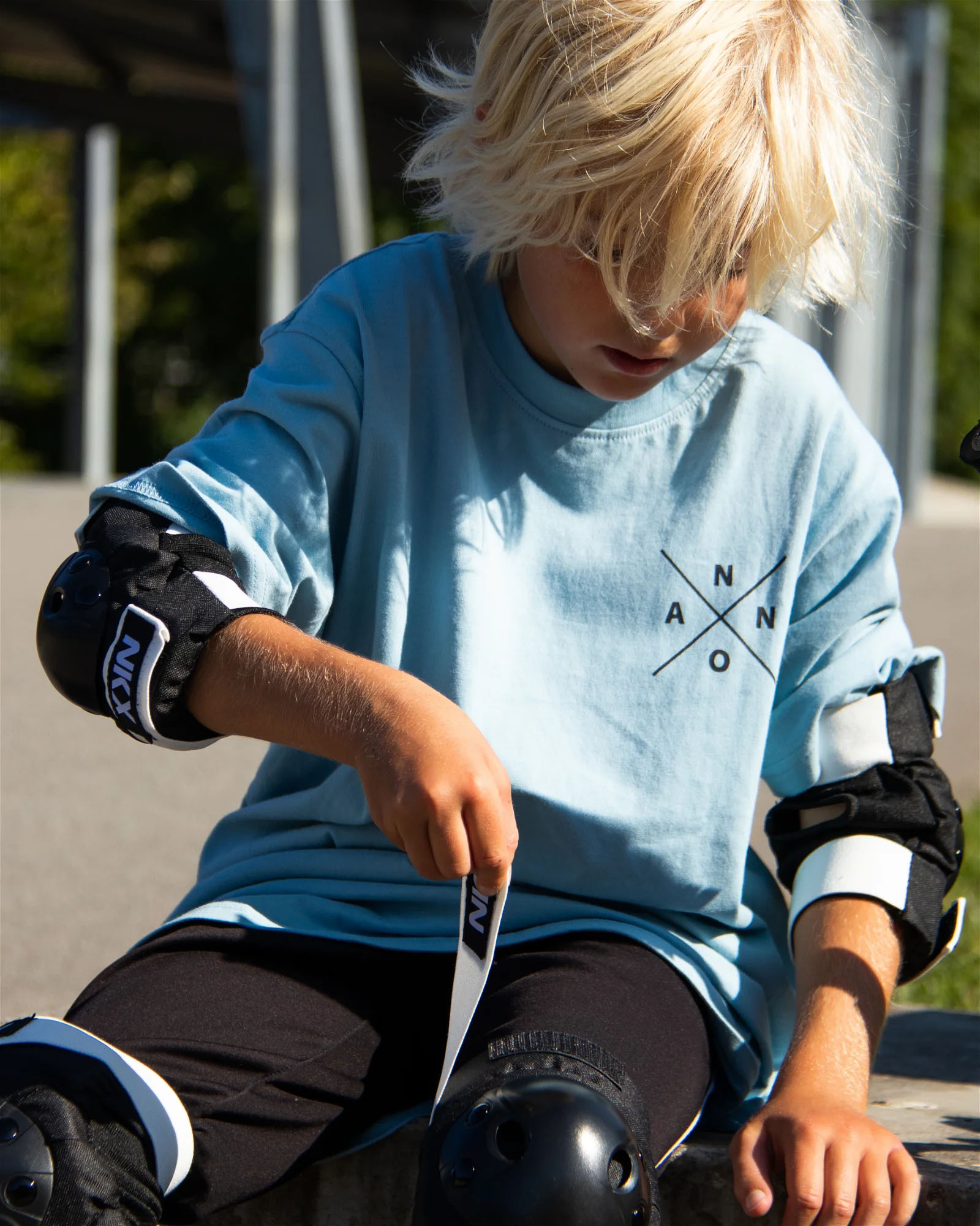 NKX 3-Delig Pro Kinderen Beschermingsset - Kniebeschermers, Elleboogbeschermers en Polsbeschermers