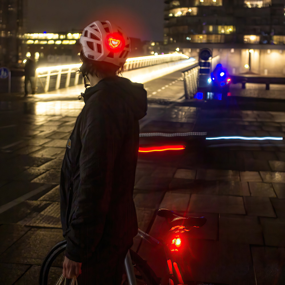 NKX City LED Fietshelm met ingebouwd licht