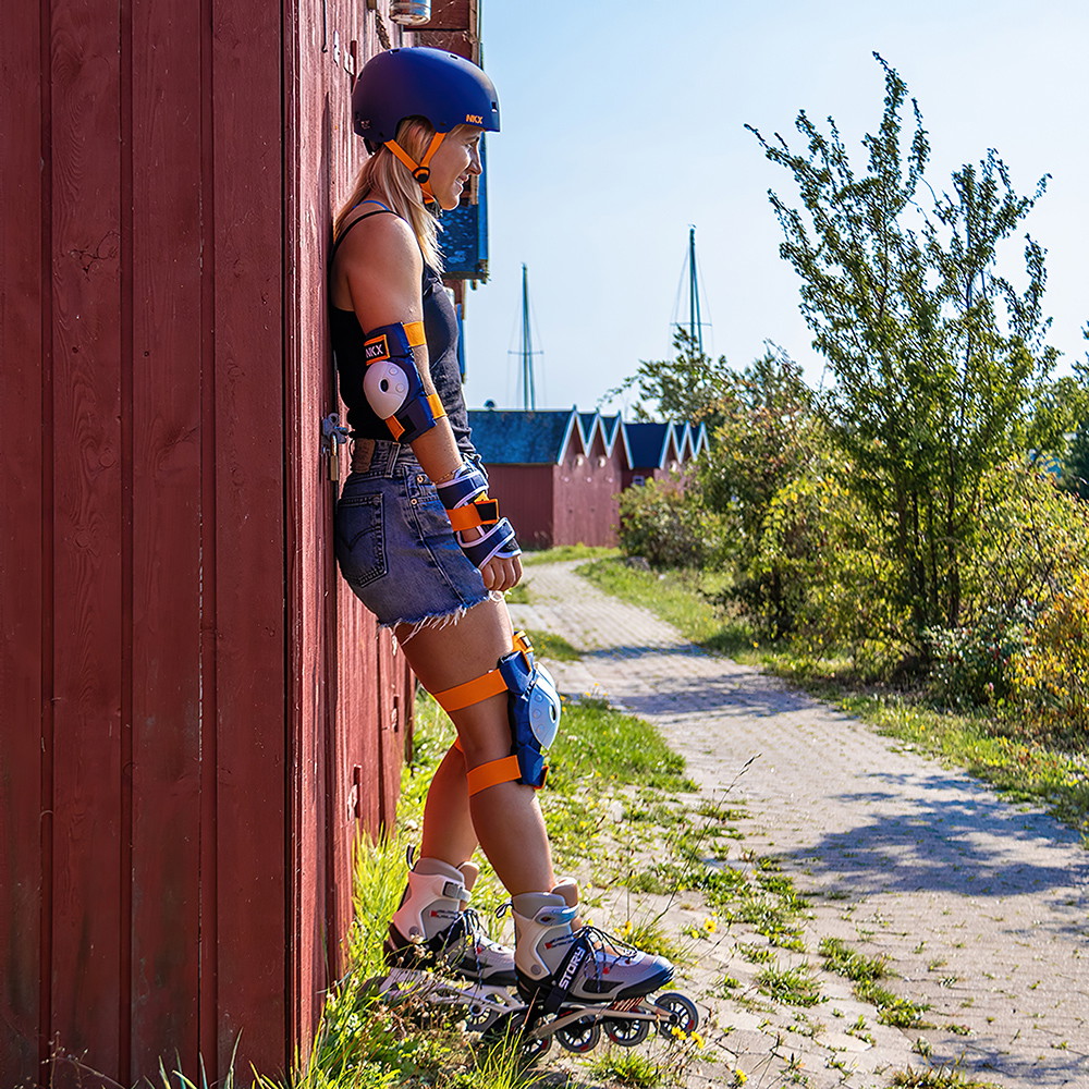 NKX 3-Delig Pro Kinderen Beschermingsset - Kniebeschermers, Elleboogbeschermers en Polsbeschermers