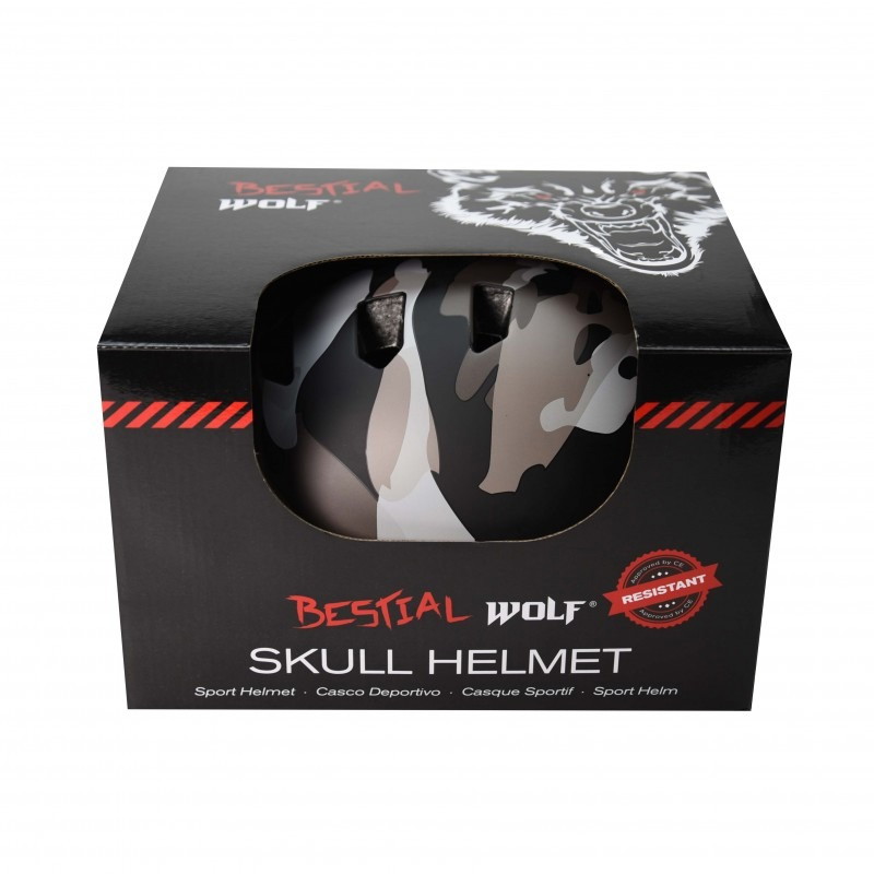 Bestial Wolf Skull Helm