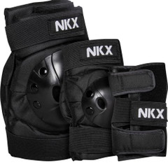 NKX 3-Delig Pro Kinderen Beschermingsset - Kniebeschermers, Elleboogbeschermers en Polsbeschermers