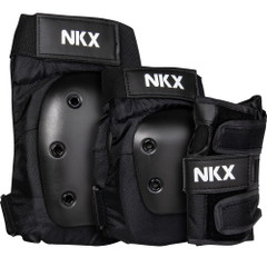 NKX 3-Delig Pro Beschermingsset - Kniebeschermers, Elleboogbeschermers en Polsbeschermers