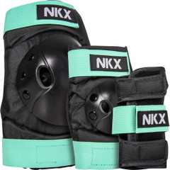 NKX 3-Delig Pro Kinderen Beschermingsset - Kniebeschermers, Elleboogbeschermers en Polsbeschermers