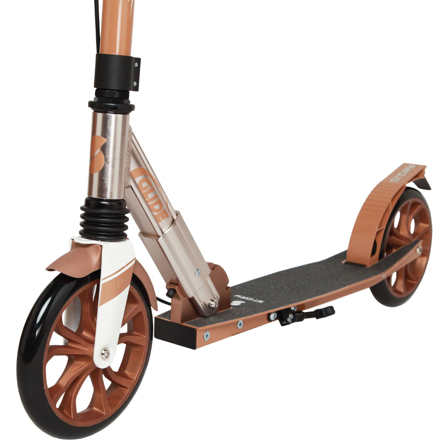 Story GlideX Elite Opvouwbare step – vering en handrem