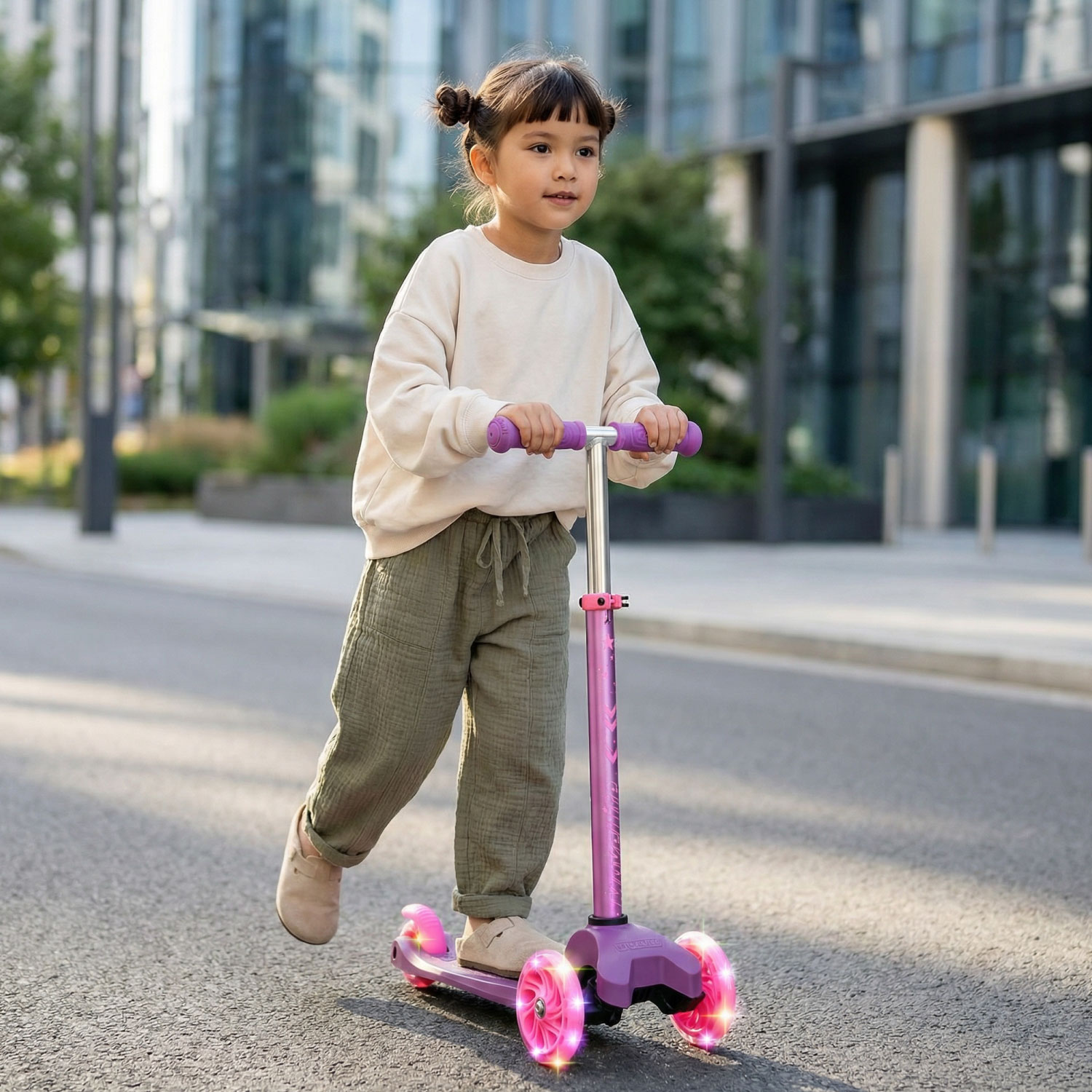 Story MoveLite 3-Wiel Kinderstep met LED-Lichtjes