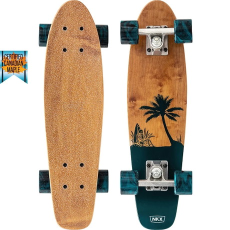 NKX Bones Mini Cruiser Skateboard 22"