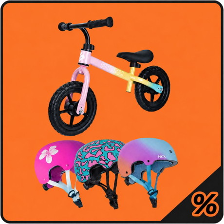 10% Extra Korting Loopfiets + Helm 1-4 Jaar