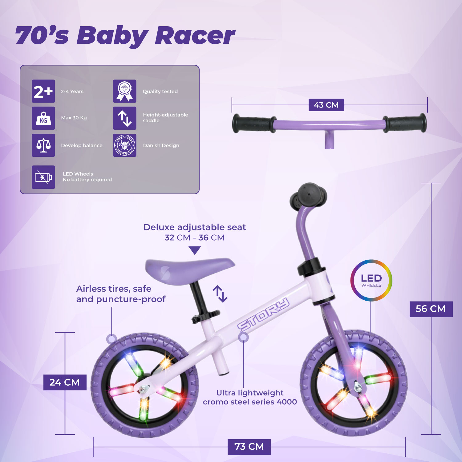 Story 70's Baby Racer Loopfiets