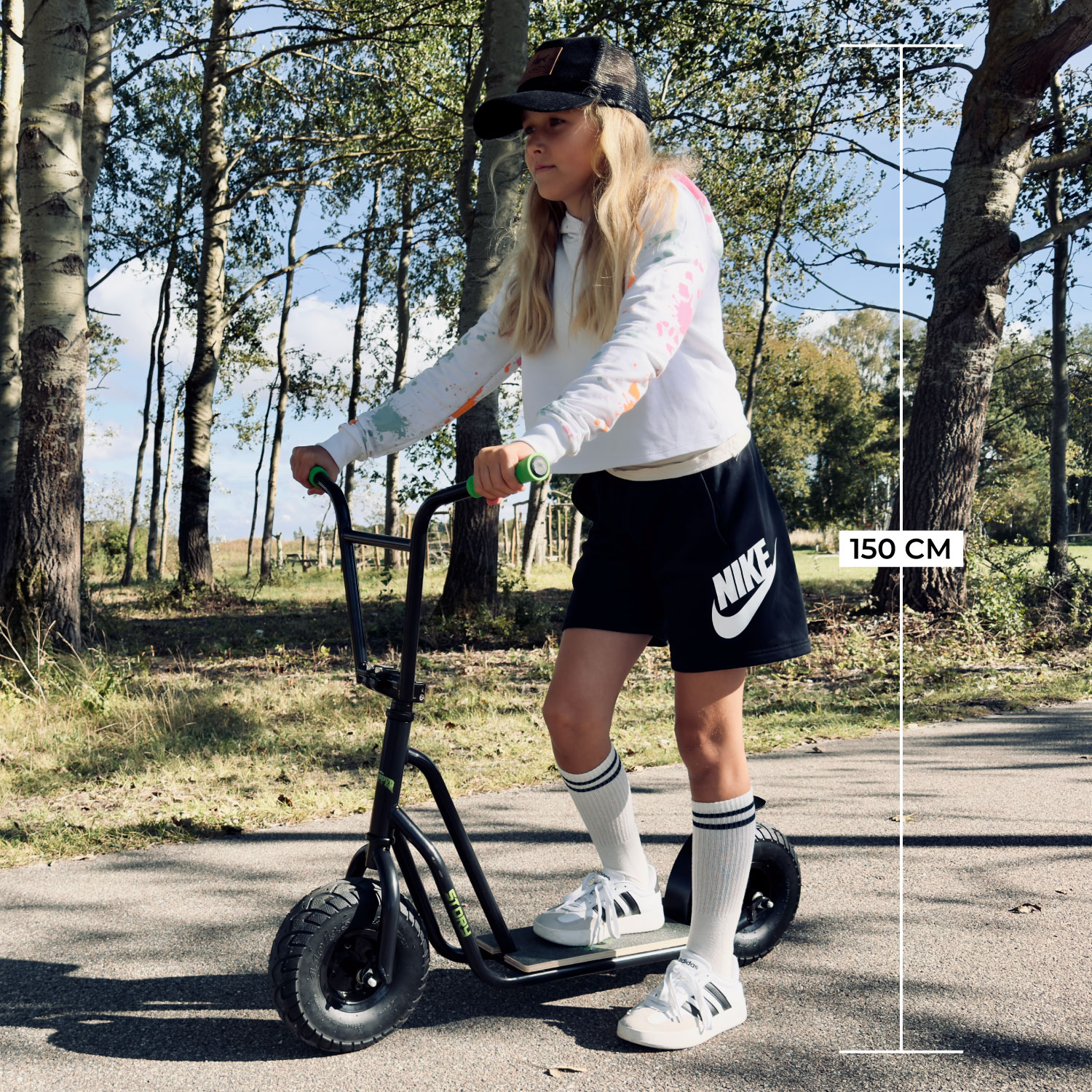 Story Urban Chopper Scooter met platte wielen
